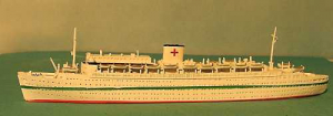 Hospital ship "Robert Ley" (1 p.) GER 1939 no. P 62 from CM